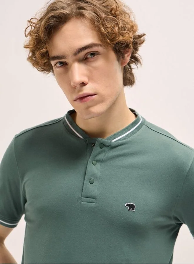 THE BEAR HOUSE Men's Polo Shirt for Casual & Semi-Formal Wear | Classic Collar Neck T-Shirt | Comfortable, Stylish & Versatile for Office, Travel, Outings & Everyday Use